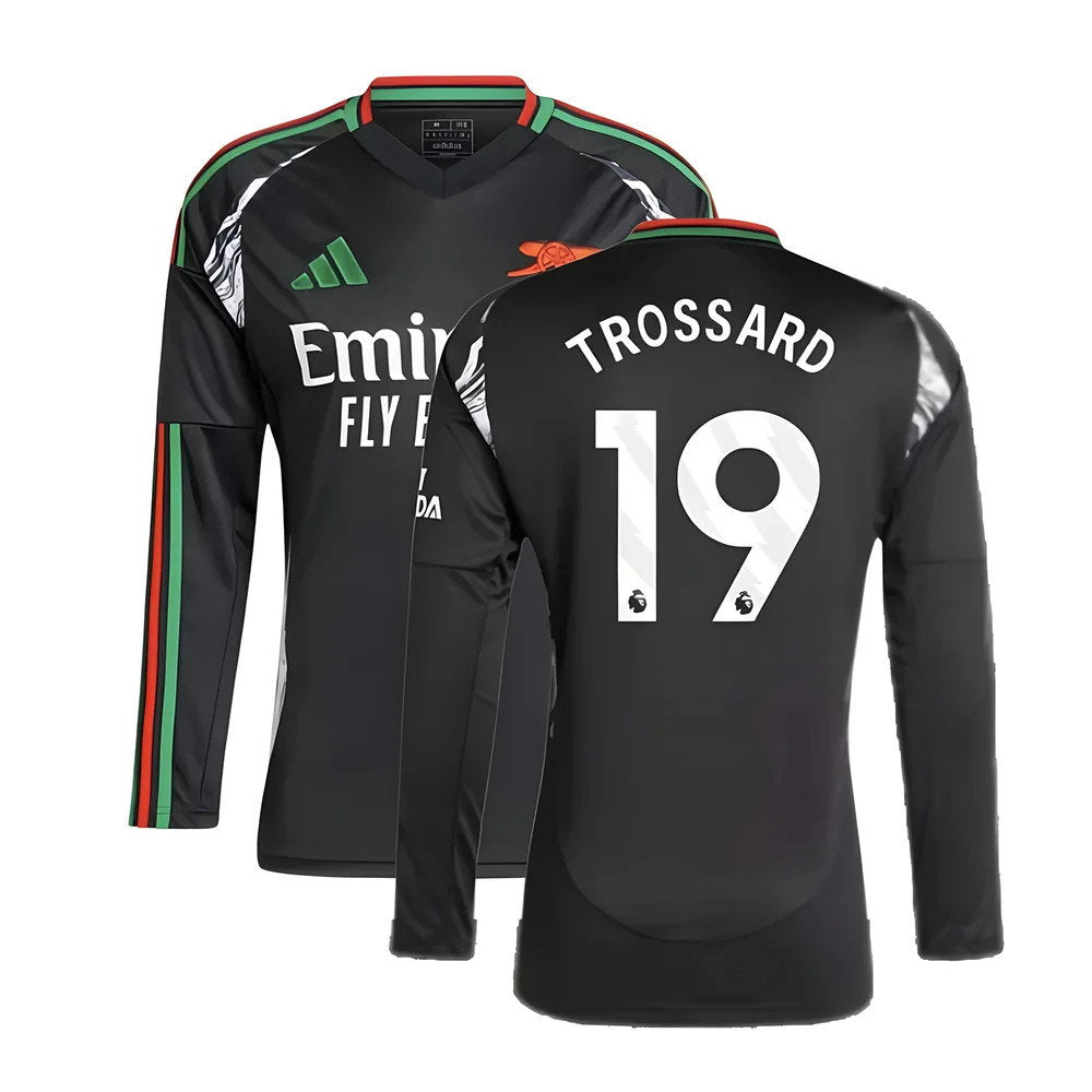 2024-2025 Arsenal Away Long Sleeve Shirt (Trossard 19)_0