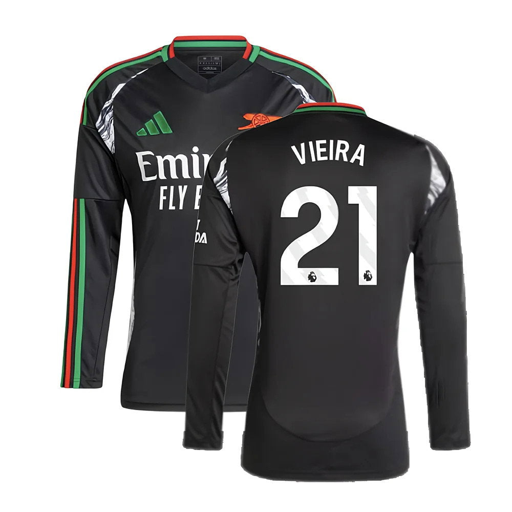 2024-2025 Arsenal Away Long Sleeve Shirt (Vieira 21)_0