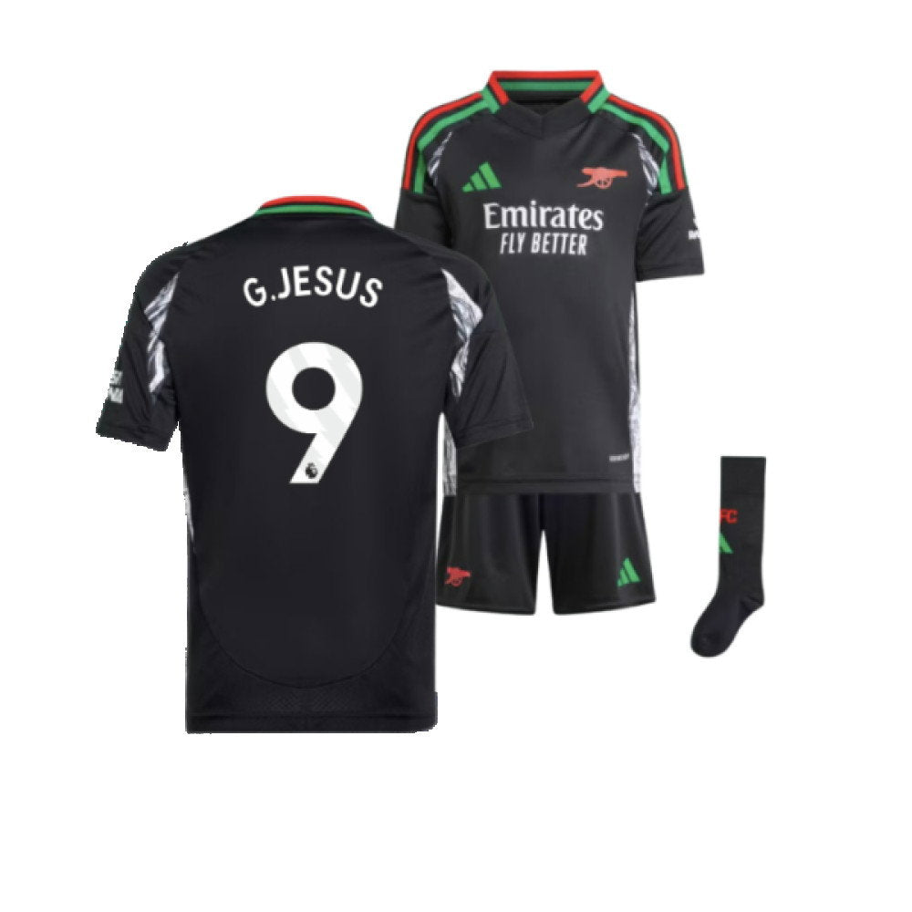 2024-2025 Arsenal Away Mini Kit (G.Jesus 9)_0