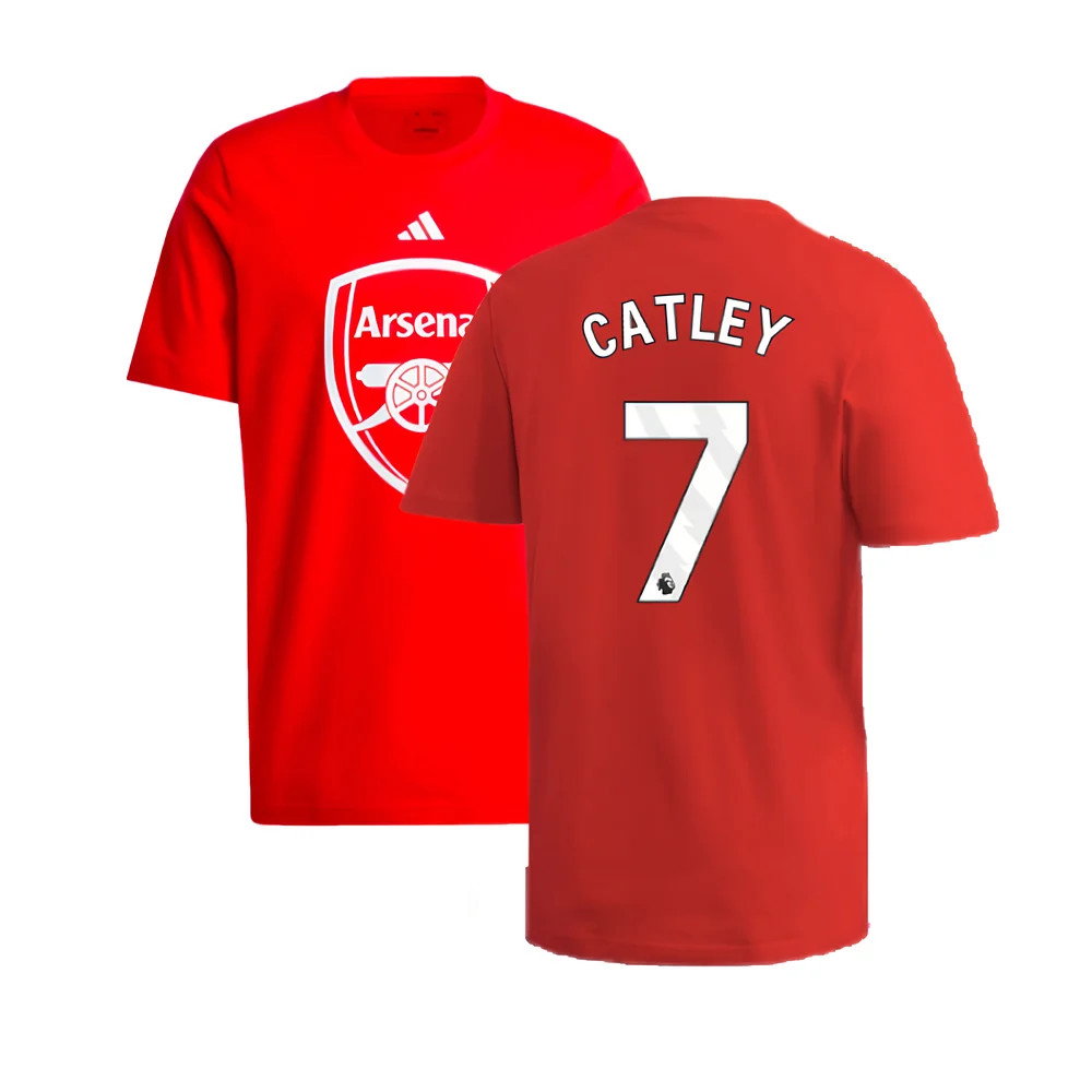 2024-2025 Arsenal DNA Graphic Tee (Red) (Catley 7)_0