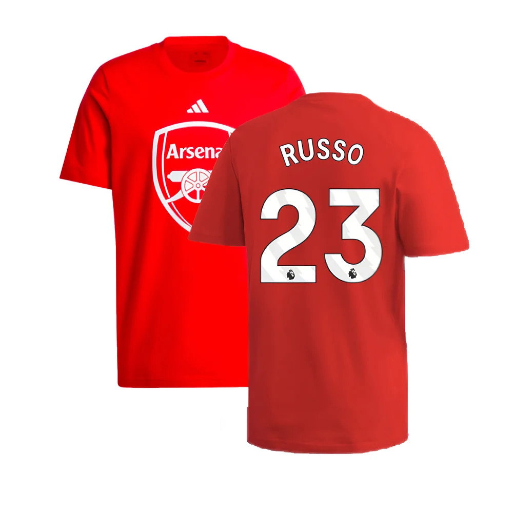 2024-2025 Arsenal DNA Graphic Tee (Red) (Russo 23)_0