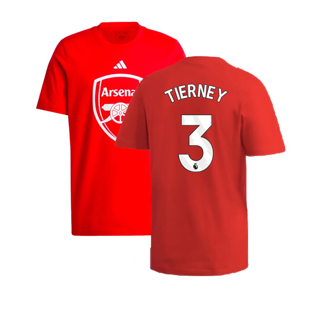 2024-2025 Arsenal DNA Graphic Tee (Red) (Tierney 3)_0