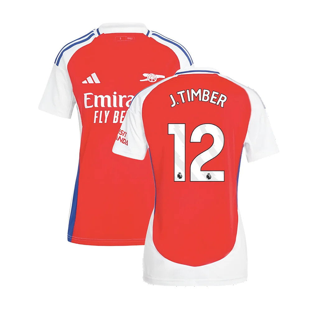 2024-2025 Arsenal Home Shirt (Womens) (J.Timber 12)_0
