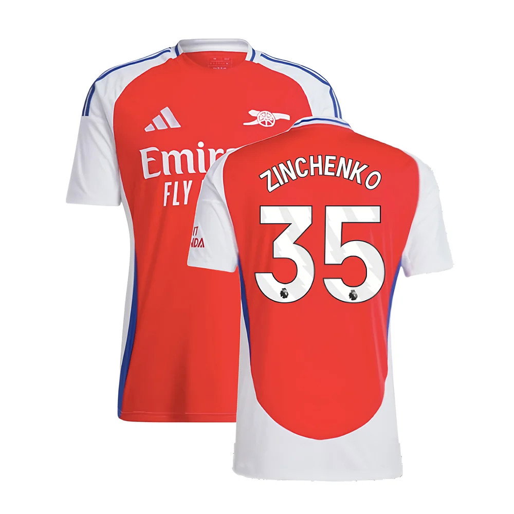 2024-2025 Arsenal Home Shirt (Zinchenko 35)_0