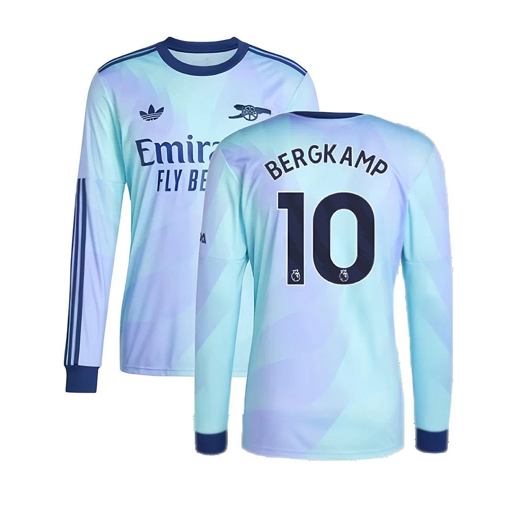 2024-2025 Arsenal Long Sleeve Third Shirt (Bergkamp 10)_0