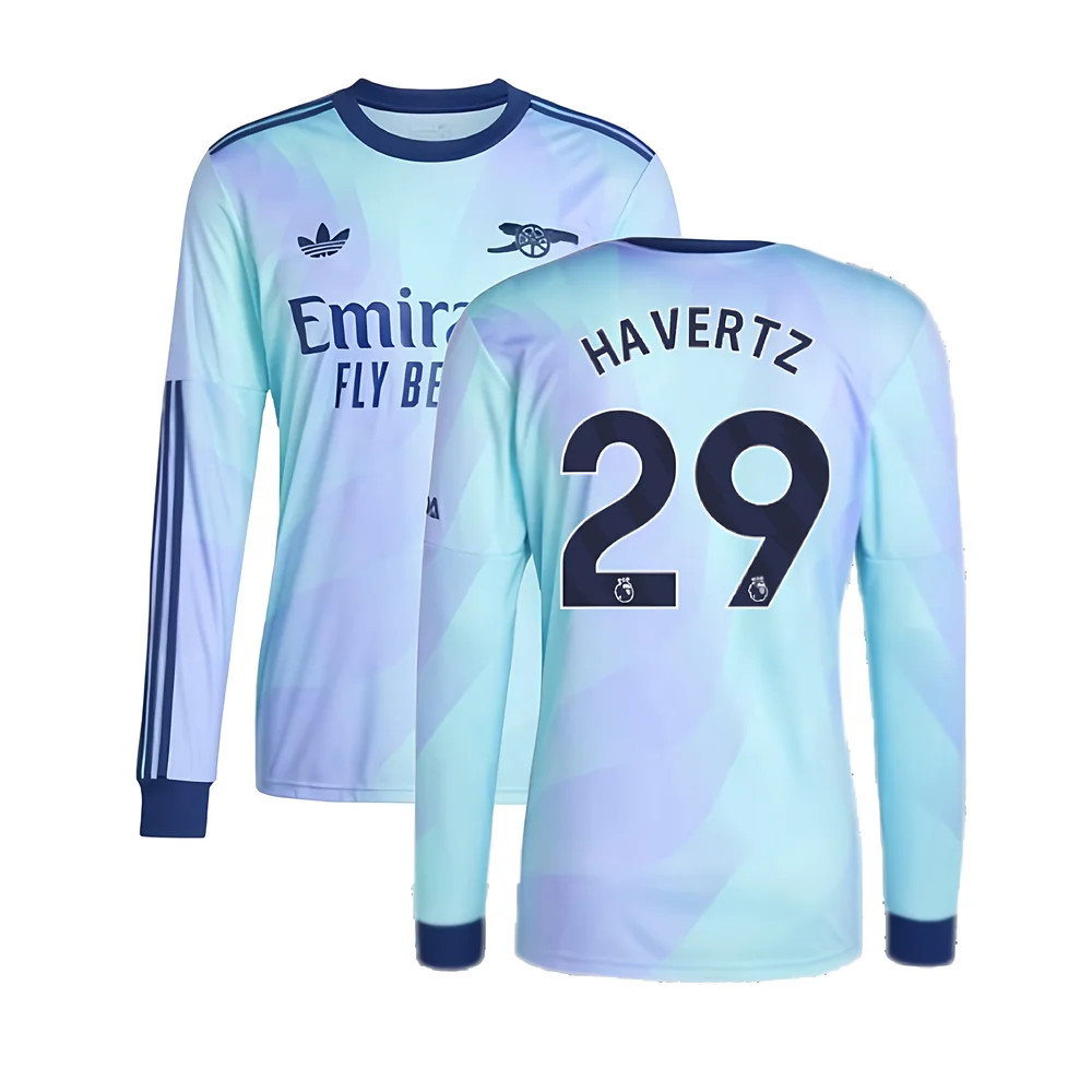 2024-2025 Arsenal Long Sleeve Third Shirt (Havertz 29)_0