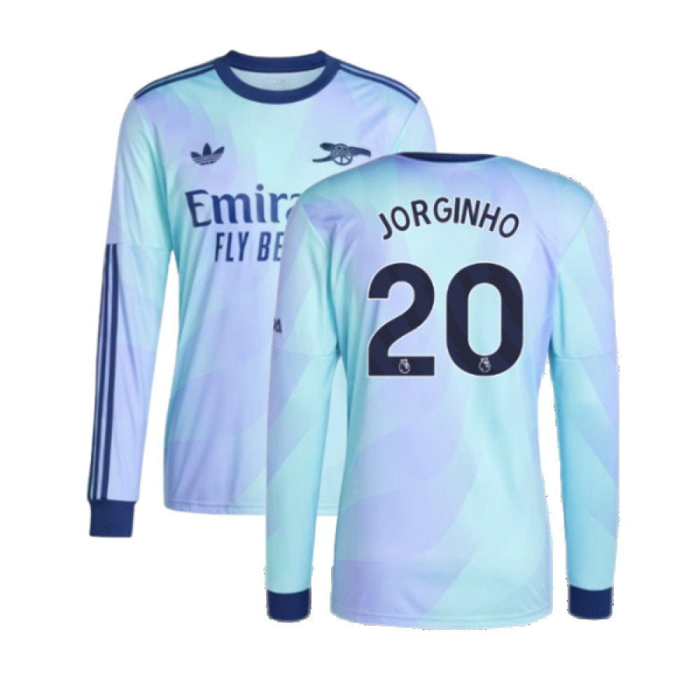 2024-2025 Arsenal Long Sleeve Third Shirt (Jorginho 20)_0