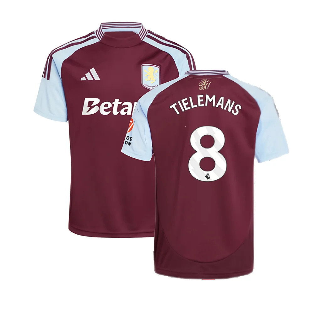 2024-2025 Aston Villa Home Shirt (Tielemans 8)_0