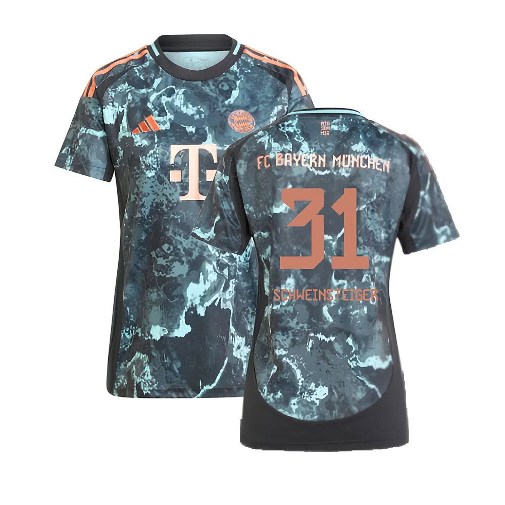 2024-2025 Bayern Munich Away Shirt (Womens) (Schweinsteiger 31)_0