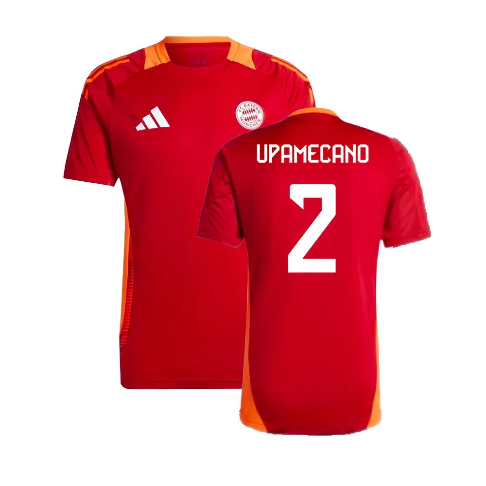 2024-2025 Bayern Munich Training Shirt (Red) (Upamecano 2)_0