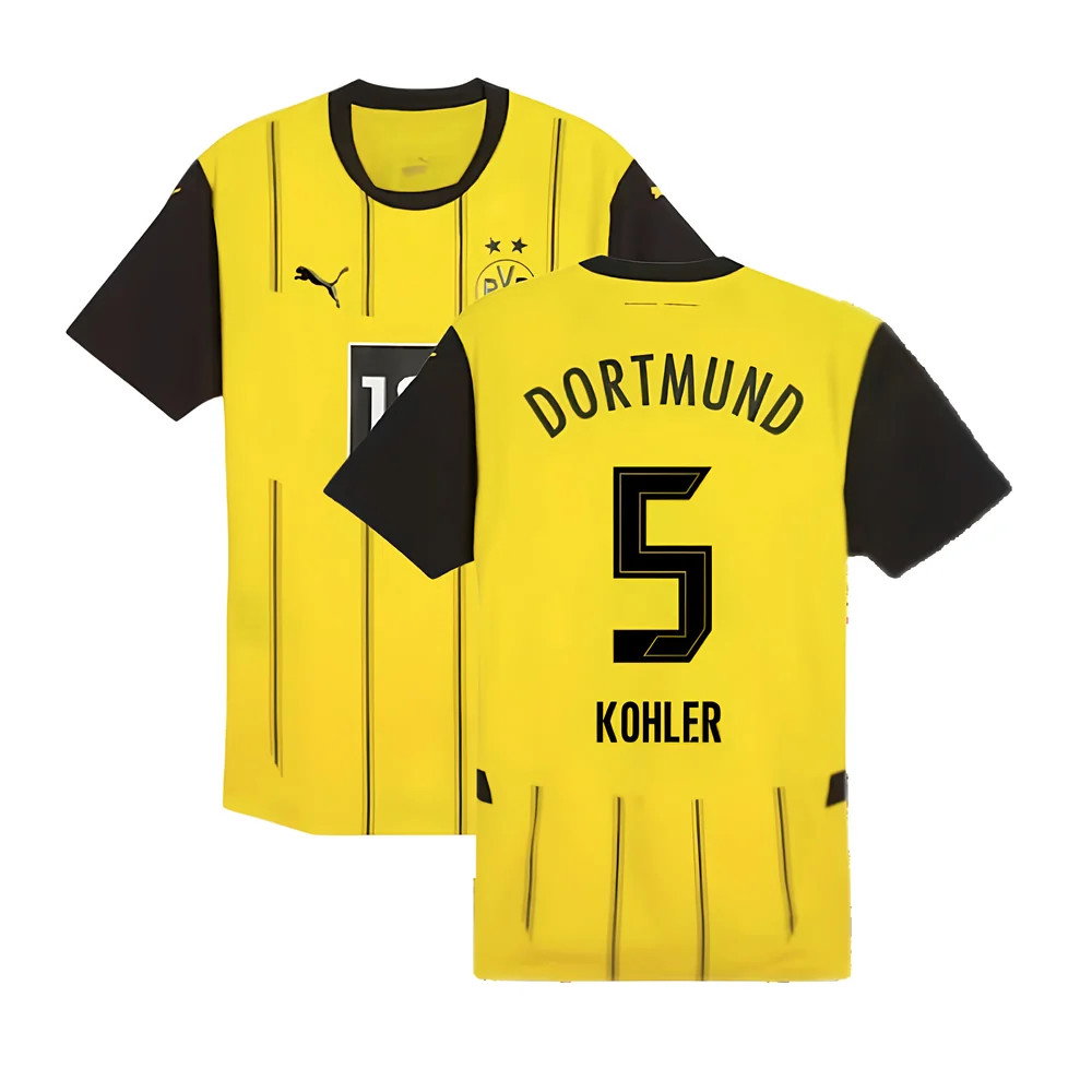 2024-2025 Borussia Dortmund Authentic Home Shirt (Kohler 5)_0