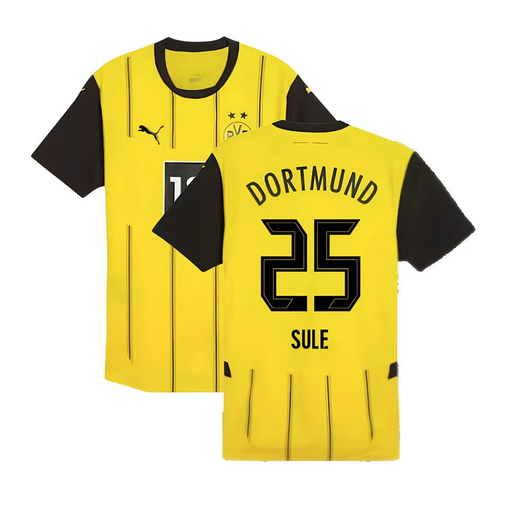 2024-2025 Borussia Dortmund Authentic Home Shirt (Sule 25)_0