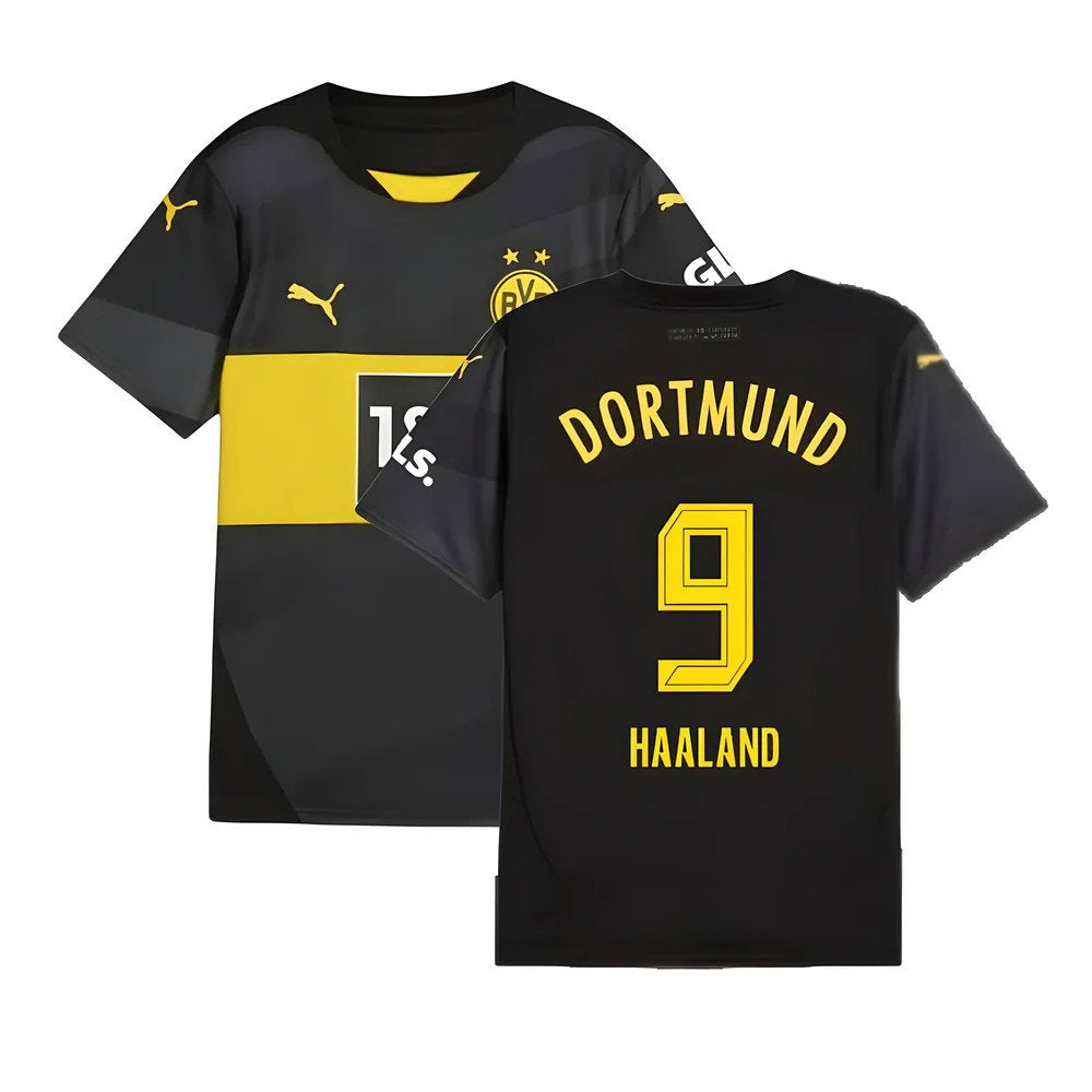 2024-2025 Borussia Dortmund Away Shirt (Kids) (Haaland 9)_0