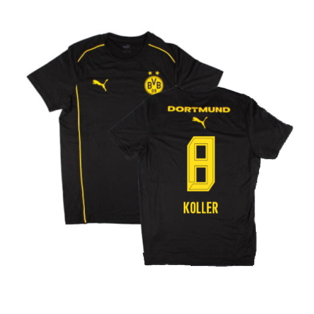 2024-2025 Borussia Dortmund Casuals Tee (Black) (Koller 8)_0