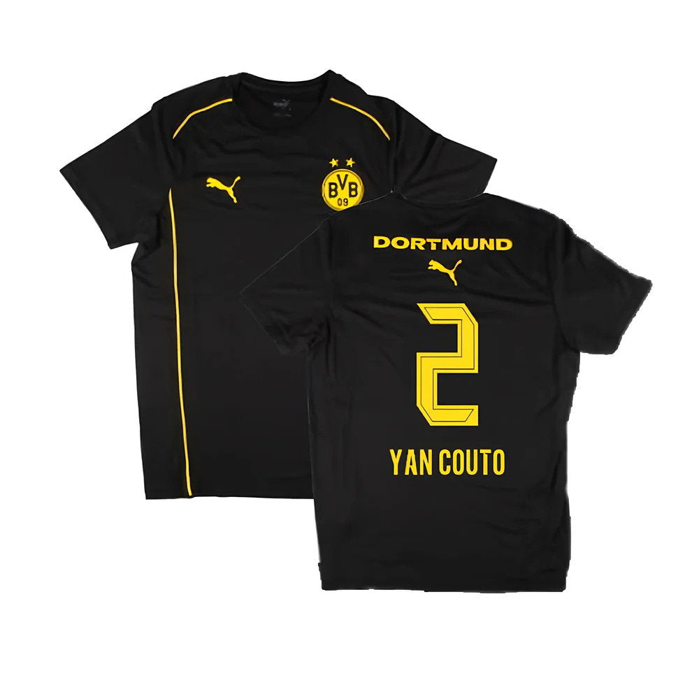2024-2025 Borussia Dortmund Casuals Tee (Black) (Yan Couto 2)_0