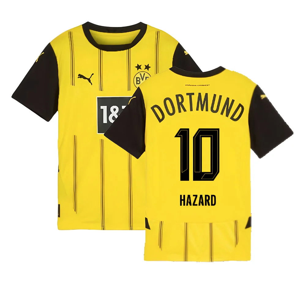 2024-2025 Borussia Dortmund Home Shirt (Kids) (Hazard 10)_0