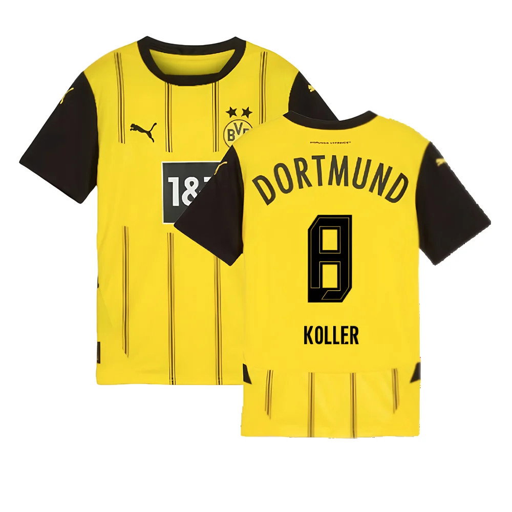2024-2025 Borussia Dortmund Home Shirt (Kids) (Koller 8)_0