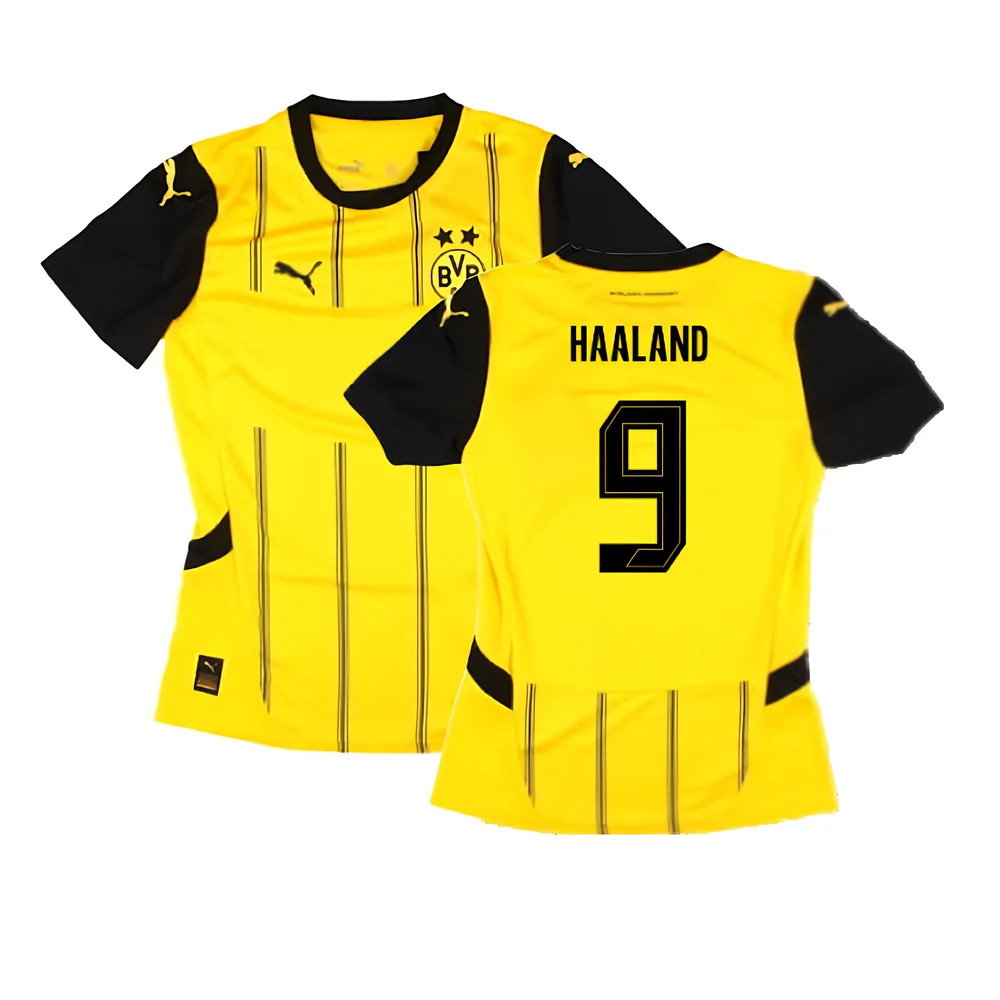 2024-2025 Borussia Dortmund Home Shirt (Ladies) (Haaland 9)_0