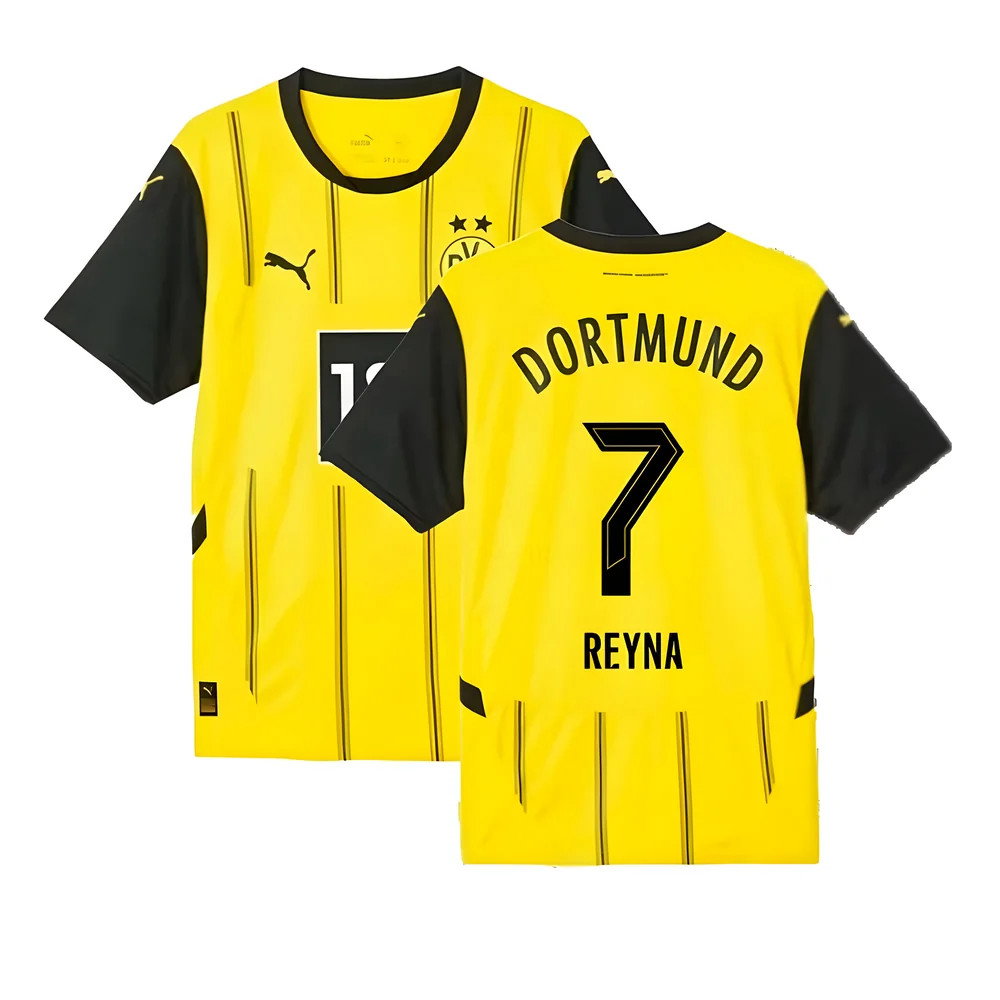 2024-2025 Borussia Dortmund Home Shirt (Reyna 7)_0