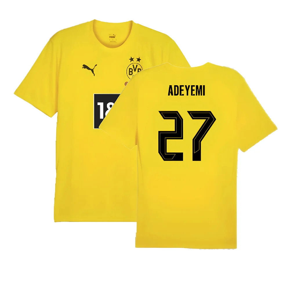 2024-2025 Borussia Dortmund Training Shirt (Yellow) (Adeyemi 27)_0