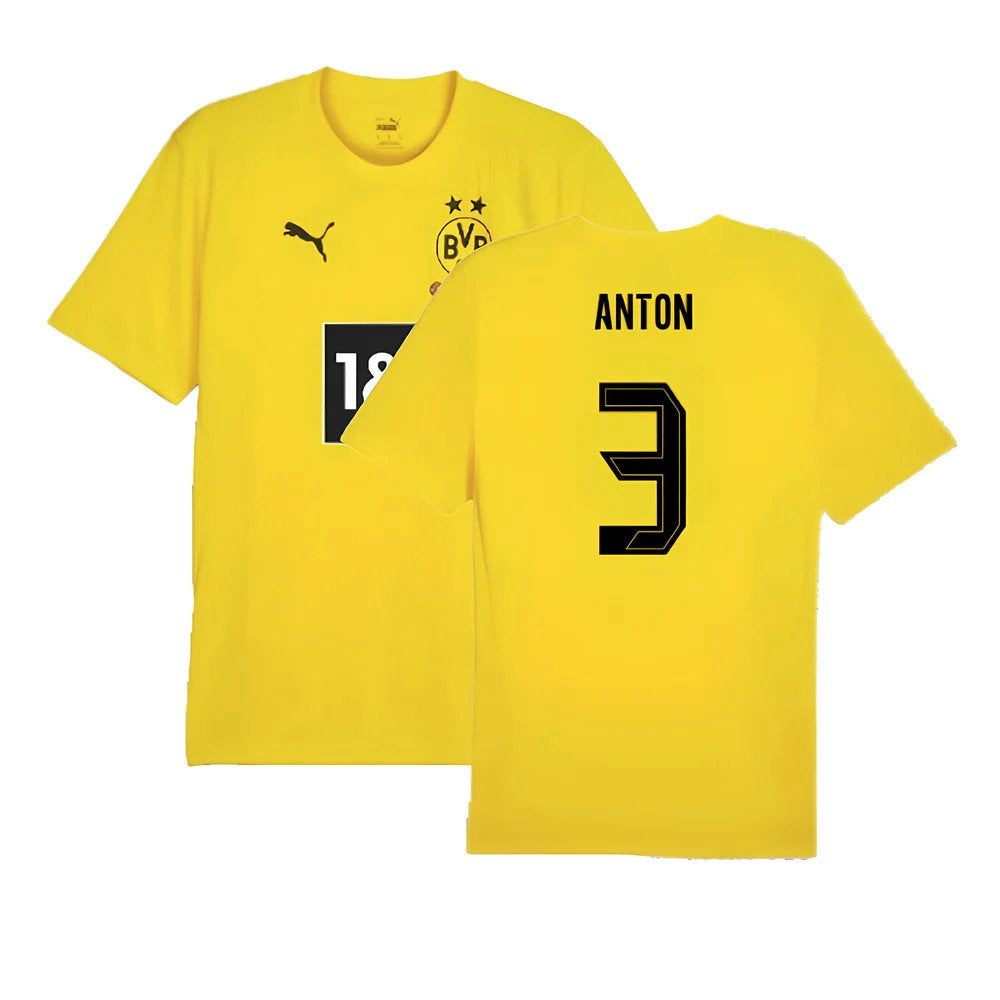 2024-2025 Borussia Dortmund Training Shirt (Yellow) (Anton 3)_0