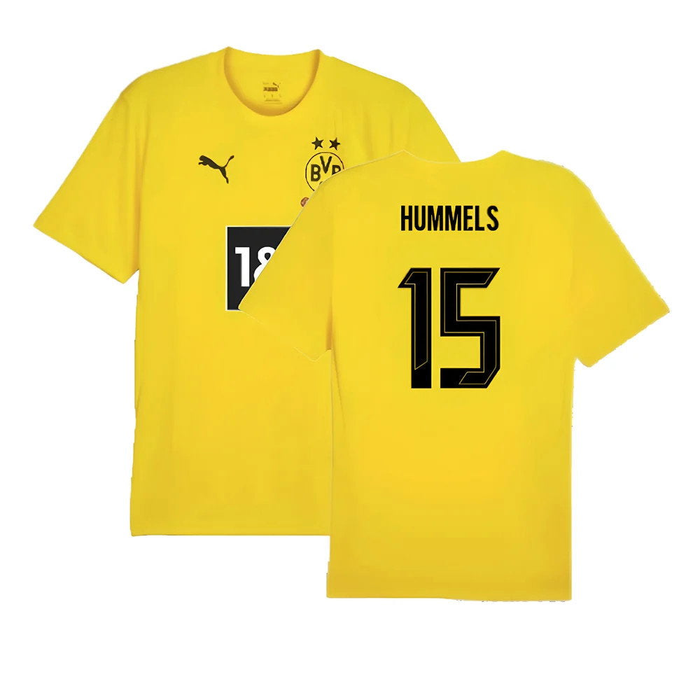 2024-2025 Borussia Dortmund Training Shirt (Yellow) (Hummels 15)_0