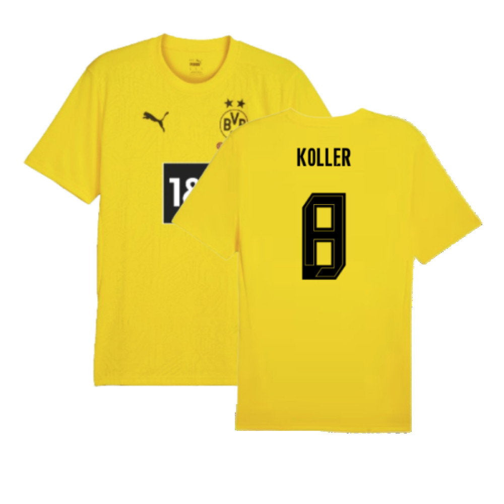 2024-2025 Borussia Dortmund Training Shirt (Yellow) (Koller 8)_0