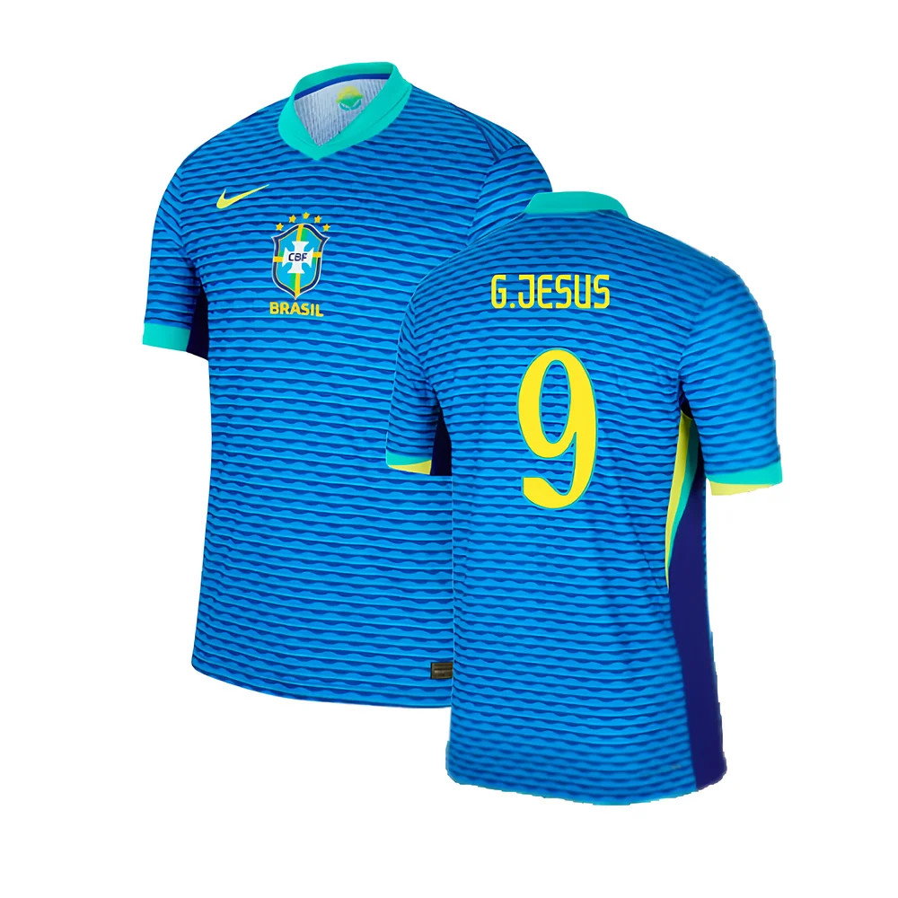 2024-2025 Brazil Away Dri-Fit ADV Match Shirt (G.Jesus 9)_0
