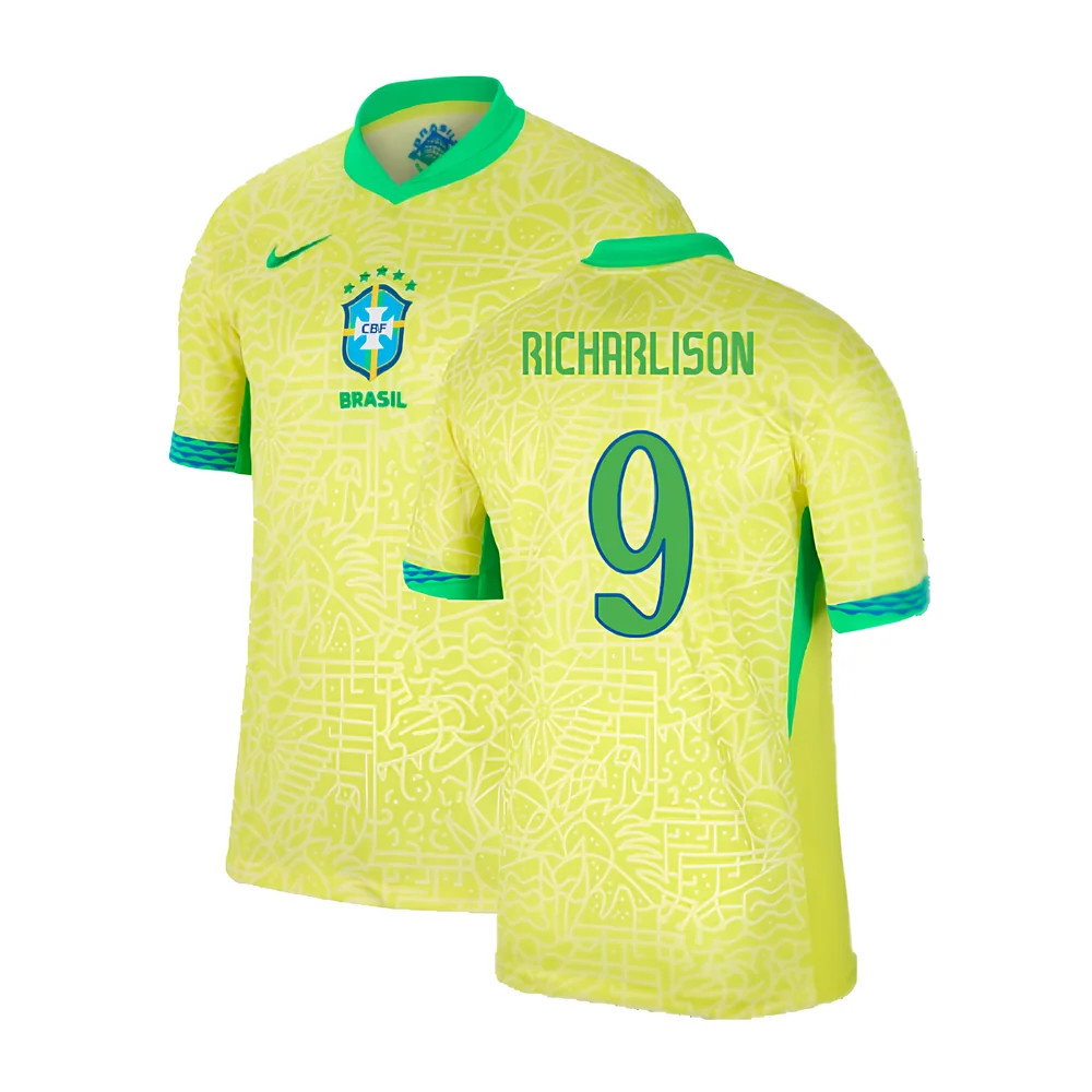 2024-2025 Brazil Home Shirt (Richarlison 9)_0