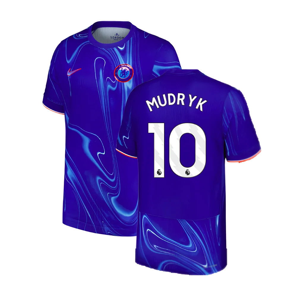 2024-2025 Chelsea Home Authentic Dri-Fit ADV Shirt (Mudryk 10)_0