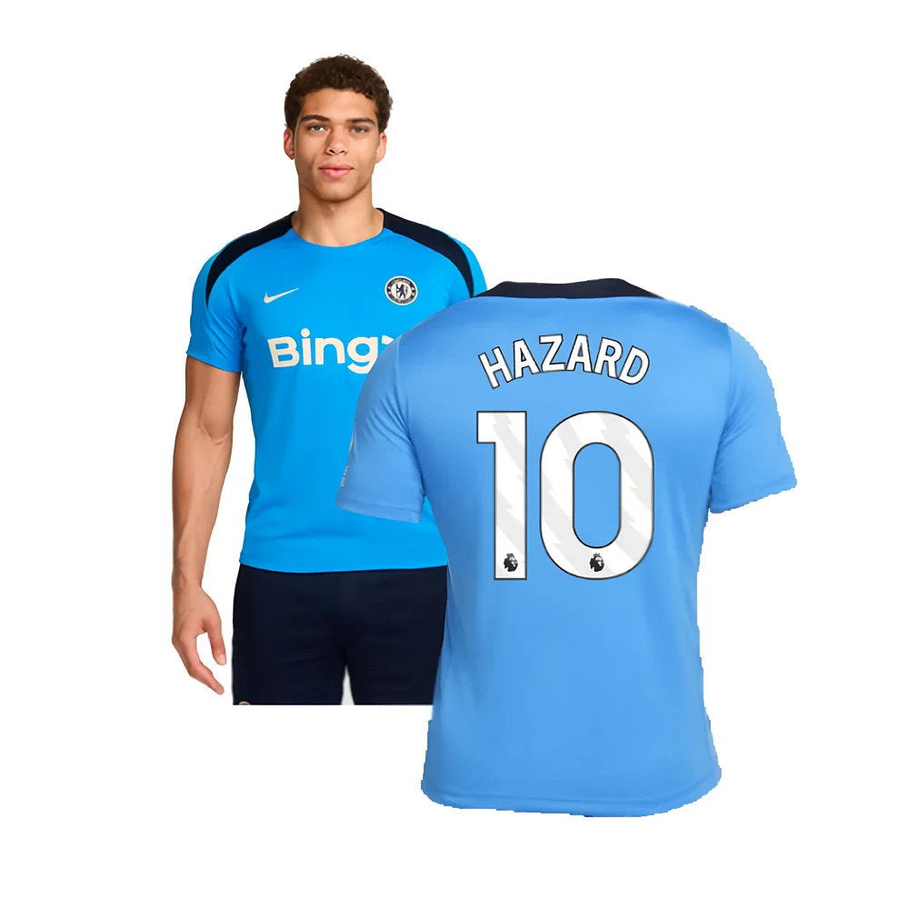 2024-2025 Chelsea Strike Dri-FIT Knit Shirt (Light Photo Blue) (Hazard 10)_0