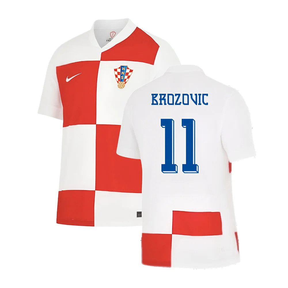 2024-2025 Croatia Home Shirt (Brozovic 11)_0