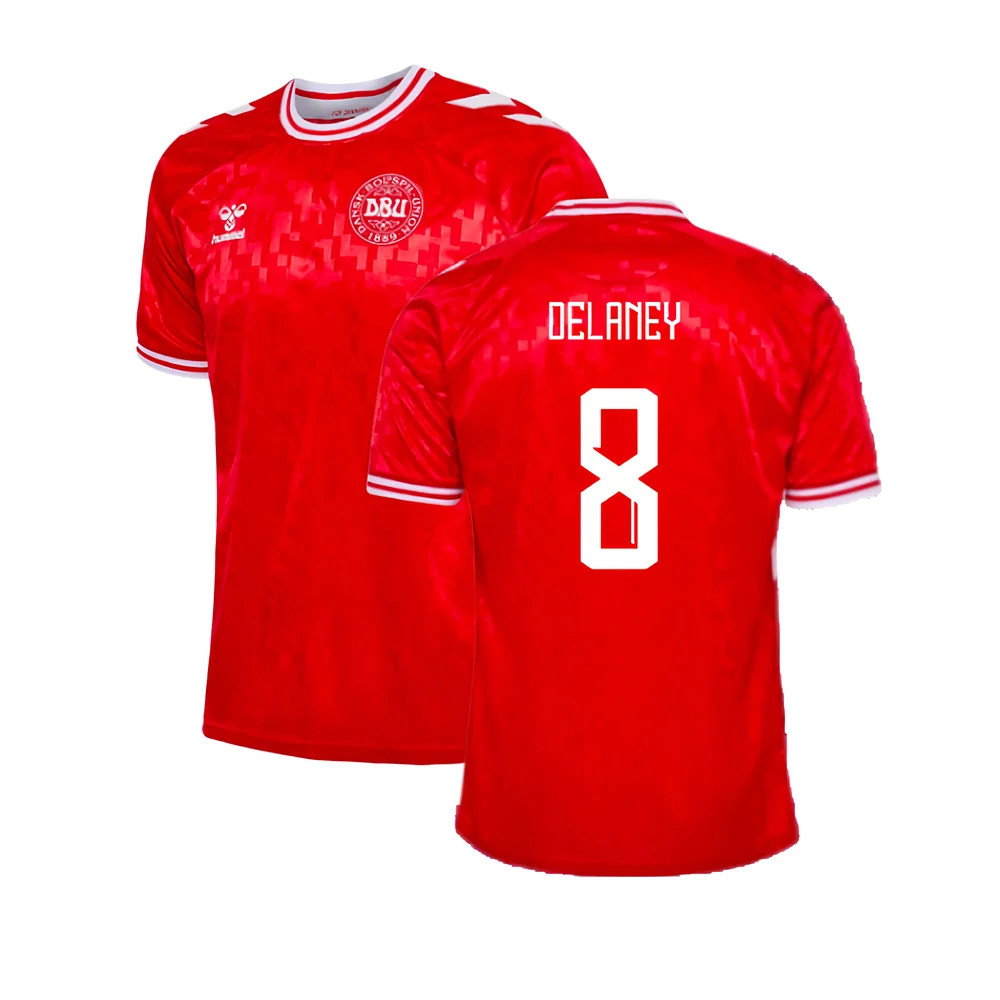 2024-2025 Denmark Home Shirt (Delaney 8)_0