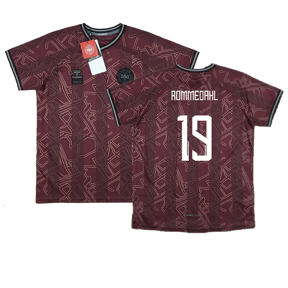 2024-2025 Denmark Special Edition Hummel x Halo Shirt (Kids) (Rommedahl 19)_0
