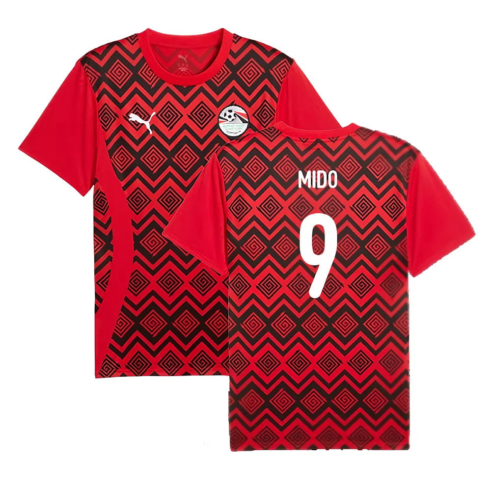 2024-2025 Egypt Prematch SS Jersey (Red) (Mido 9)_0