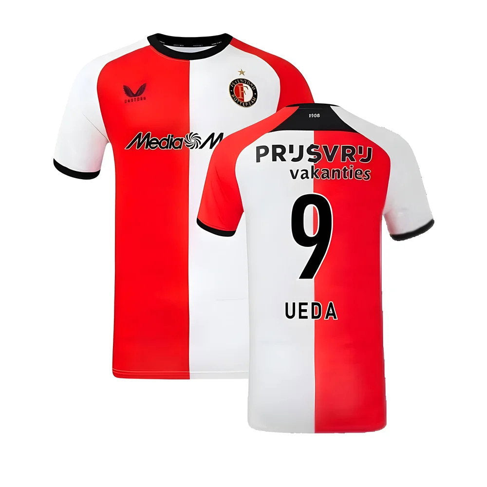 2024-2025 Feyenoord Home Shirt (Kids) (Ueda 9)_0