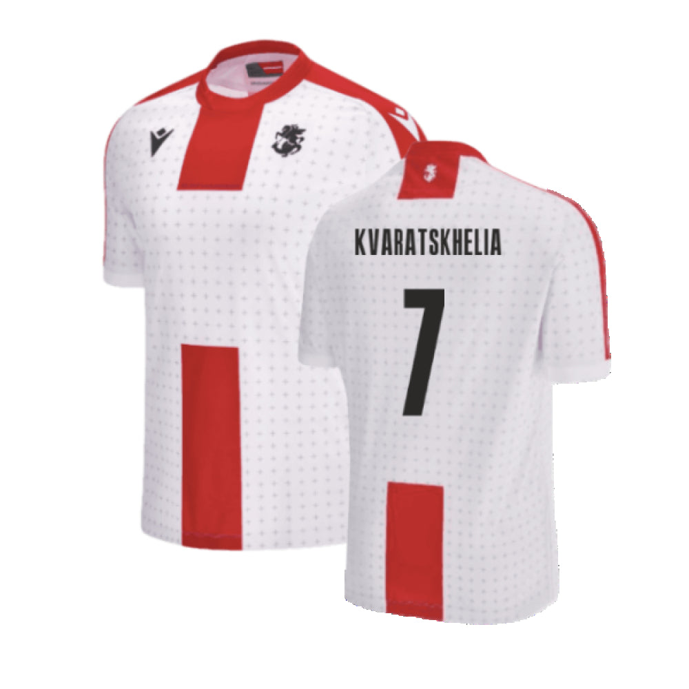2024-2025 Georgia Home Shirt (Kids) (Kvaratskhelia 7)_0