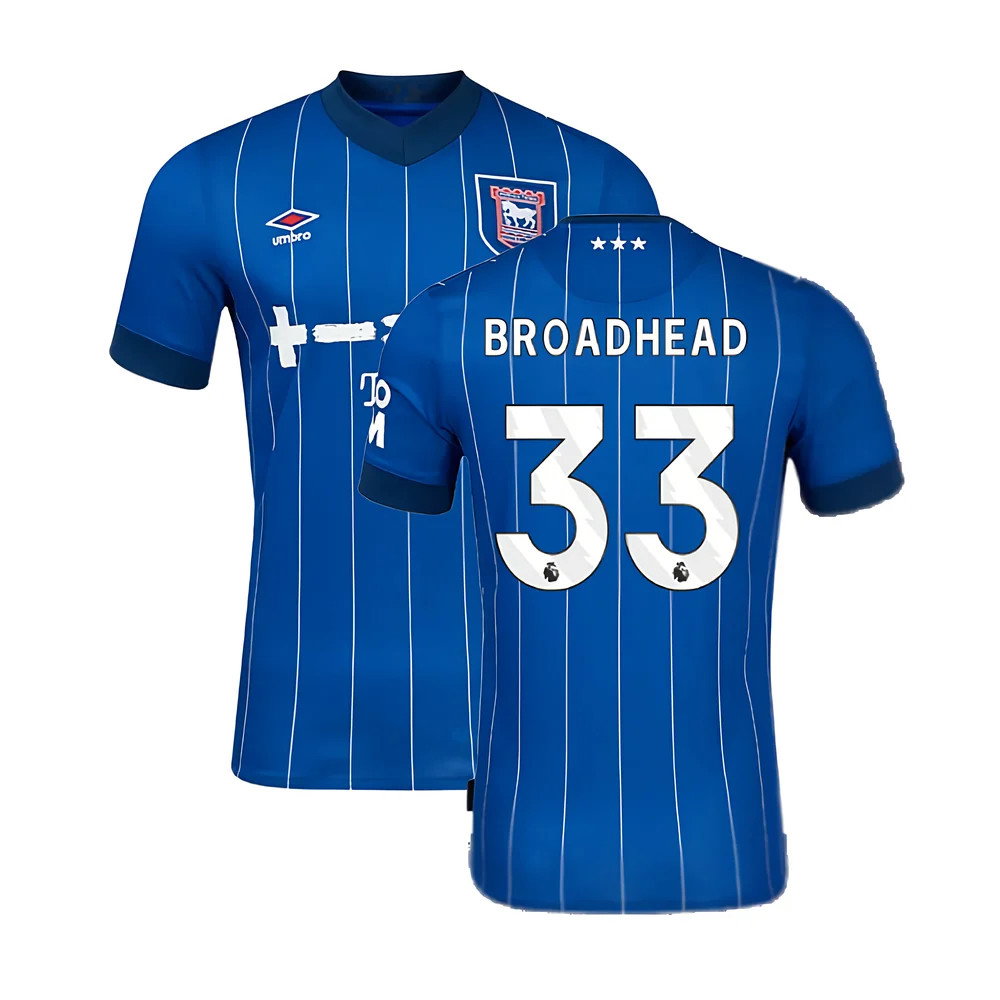 2024-2025 Ipswich Town Home Shirt (Broadhead 33)_0