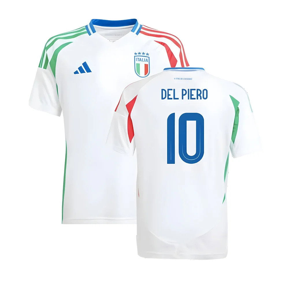 2024-2025 Italy Away Shirt (Kids) (DEL PIERO 10)_0