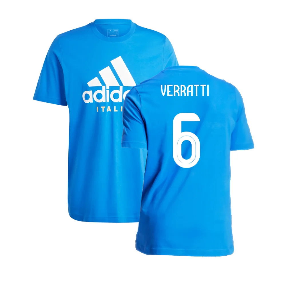 2024-2025 Italy DNA Graphic Tee (Blue) (VERRATTI 6)_0
