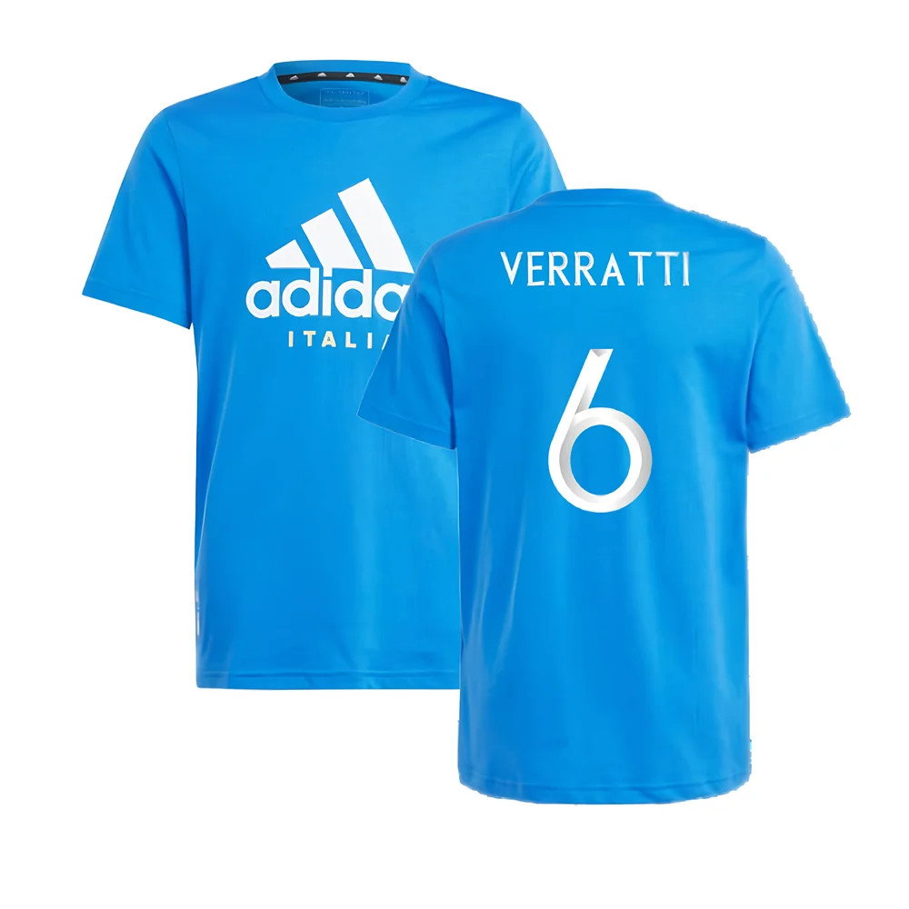 2024-2025 Italy DNA Tee (Blue) - Kids (VERRATTI 6)_0