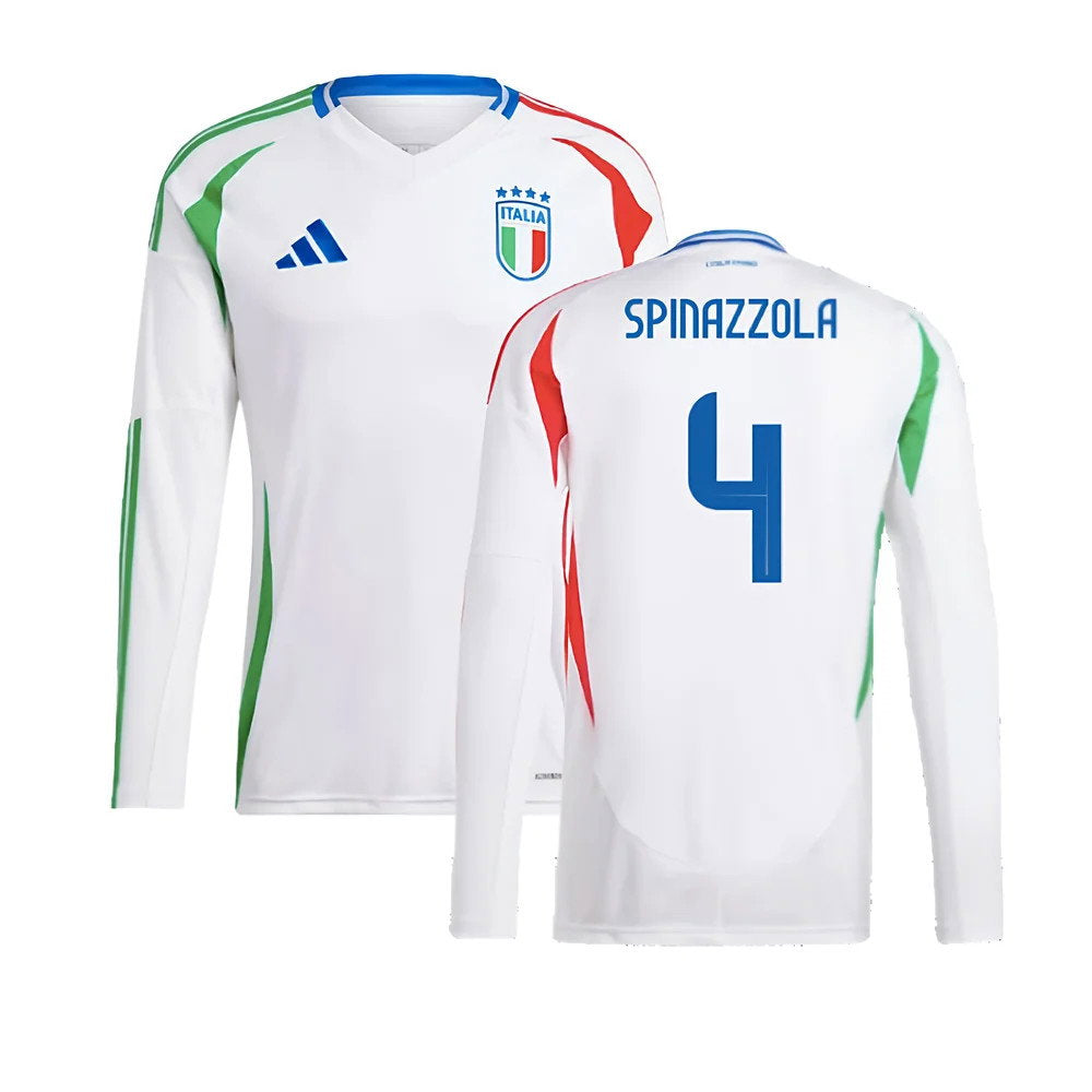 2024-2025 Italy Long Sleeve Away Shirt (SPINAZZOLA 4)_0