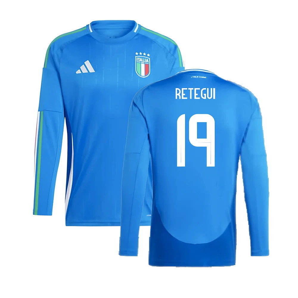 2024-2025 Italy Long Sleeve Home Shirt (RETEGUI 19)_0
