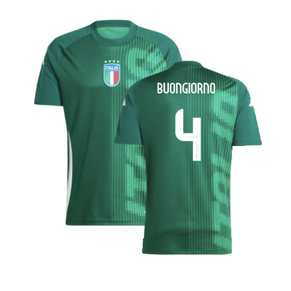 2024-2025 Italy Pre-Match Shirt (Green) (BUONGIORNO 4)_0