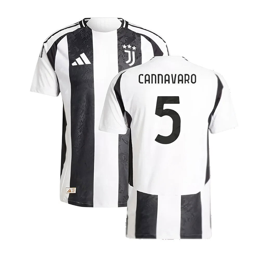 2024-2025 Juventus Authentic Home Shirt (Cannavaro 5)_0