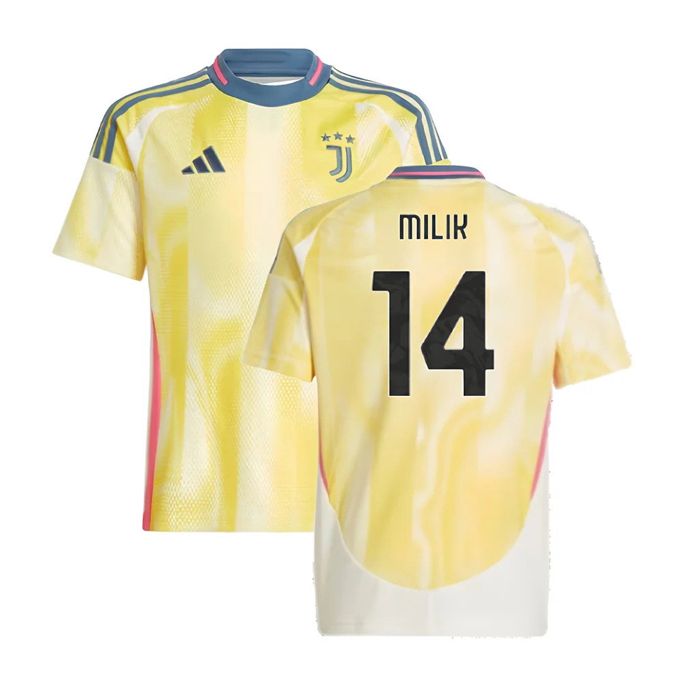 2024-2025 Juventus Away Shirt (Kids) (Milik 14)_0