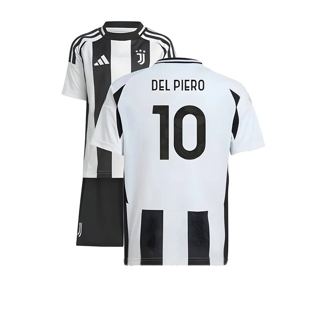 2024-2025 Juventus Home Mini Kit (Del Piero 10)_0