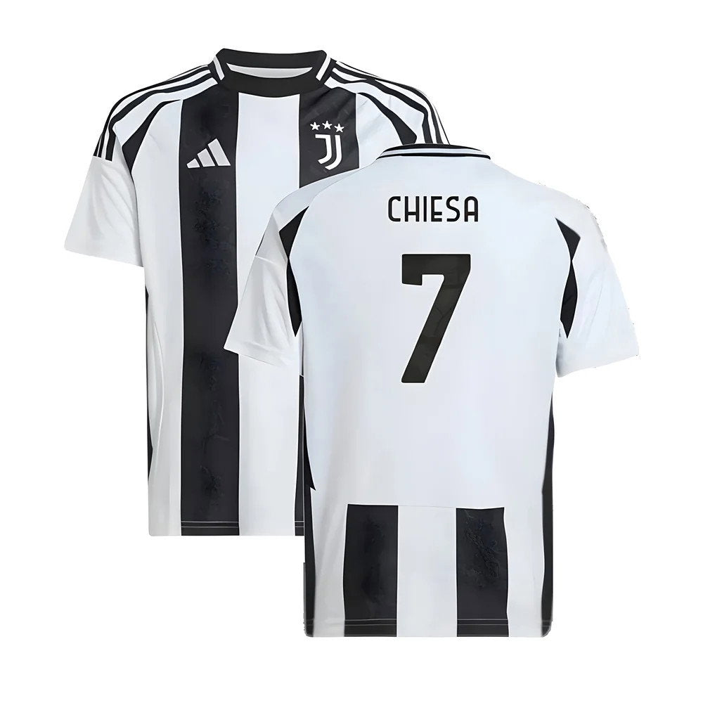 2024-2025 Juventus Home Shirt (Kids) (Chiesa 7)_0