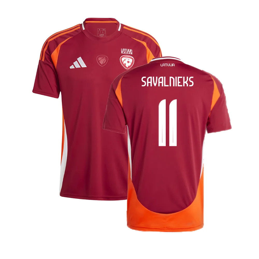 2024-2025 Latvia Home Shirt (Savalnieks 11)_0