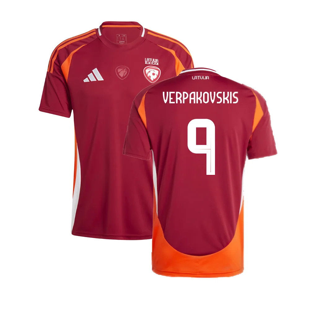 2024-2025 Latvia Home Shirt (Verpakovskis 9)_0